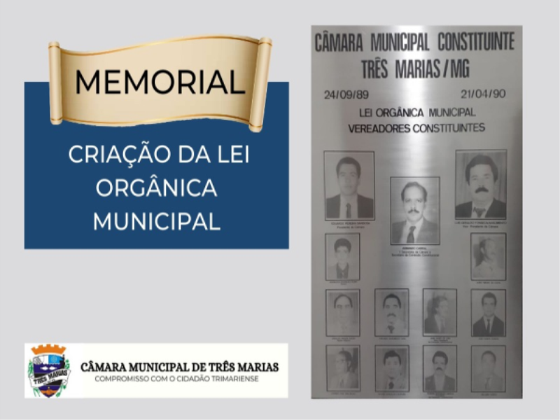 MEMORIAL- Criação da Lei Orgânica Municipal