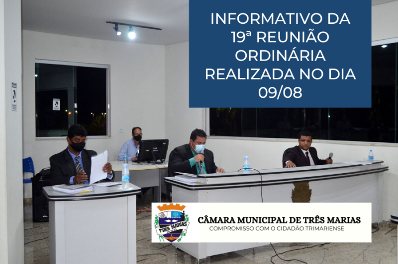 Informativo da 19ª Reunião Ordinária