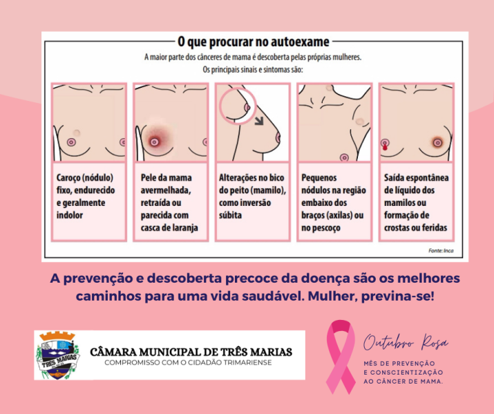 OUTUBRO ROSA- A descoberta precoce do câncer de mama é o melhor caminho