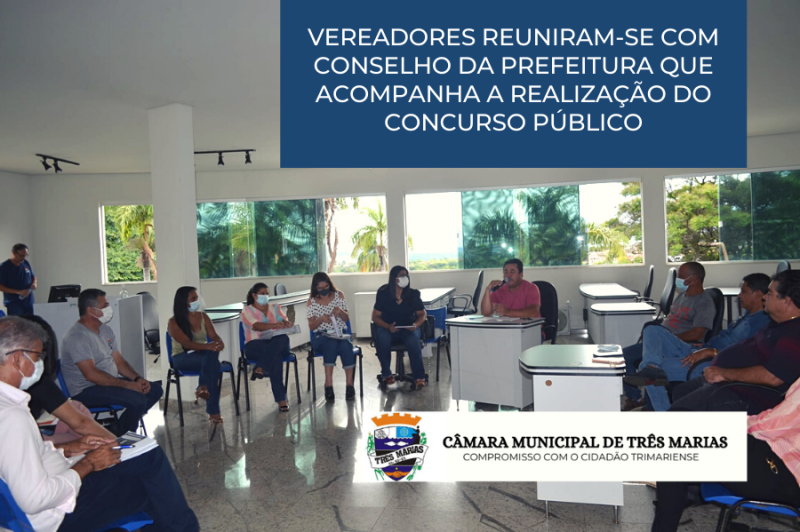 Vereadores reuniram-se com a Comissão da Prefeitura responsável pelo  acompanhamento para  a realização do Concurso Público