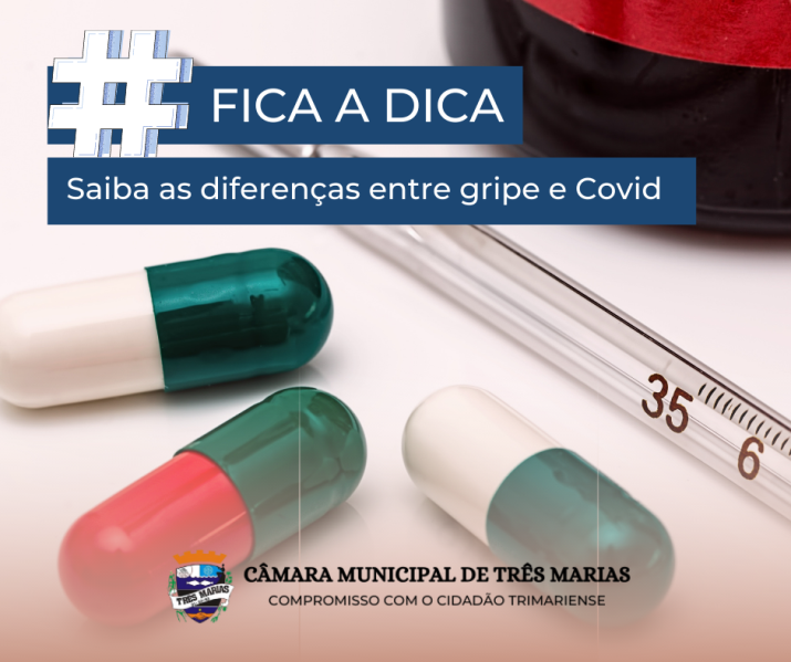#fFICA A DICA: Saiba as diferenças entre gripe e Covid
