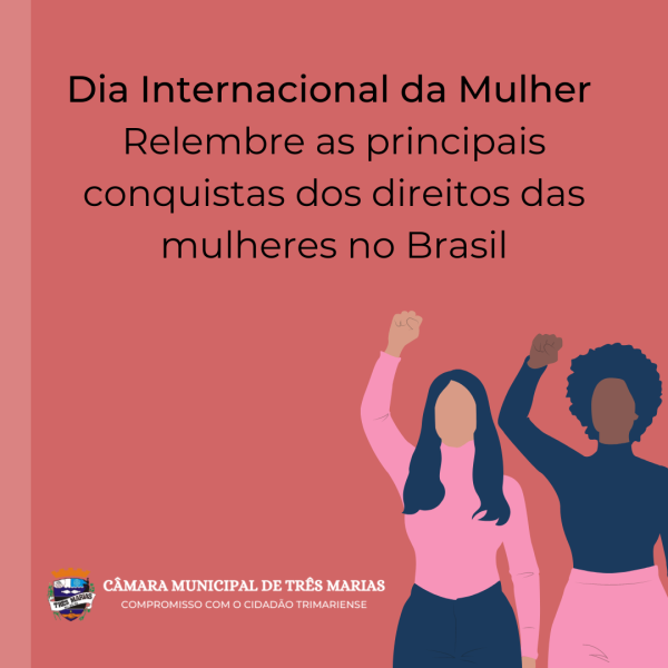 Dia Internacional da Mulher- Relembre as principais conquistas dos direitos das mulheres no Brasil