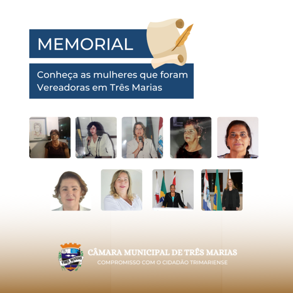 MEMORIAL- Relembre as mulheres que foram vereadoras em Três Marias