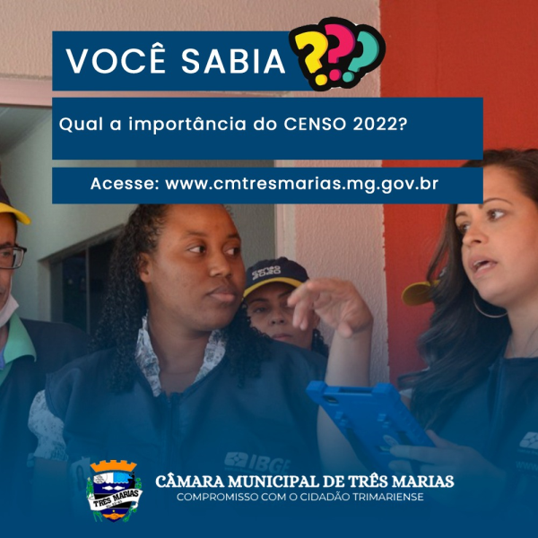 VOCÊ SABIA? QUAL A IMPORTÂNCIA DO CENSO 2022?