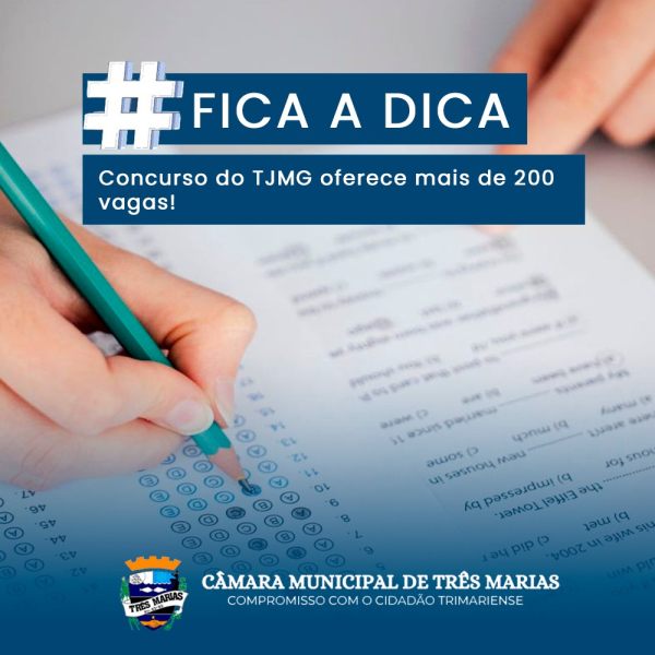 #FICA A DICA: Concurso do TJMG abre MAIS DE 200 VAGAS