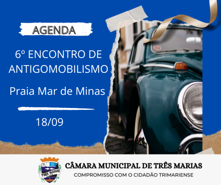 AGENDA: 6º Encontro de Antigomobilismo e Amigos