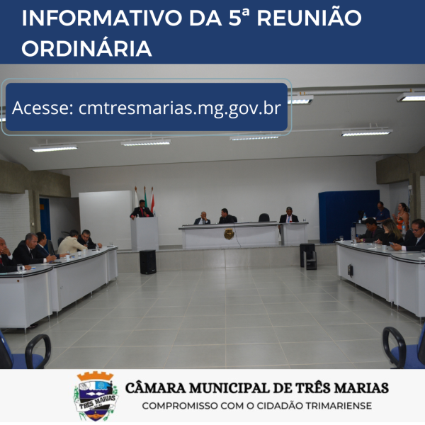 INFORMATIVO DA 05ª REUNIÃO ORDINÁRIA REALIZADA EM 13/02/2023