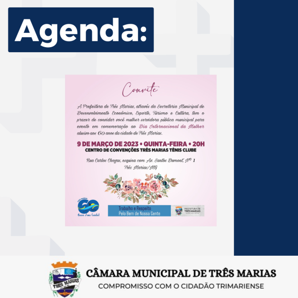 AGENDA: Homenagem às Servidoras Públicas