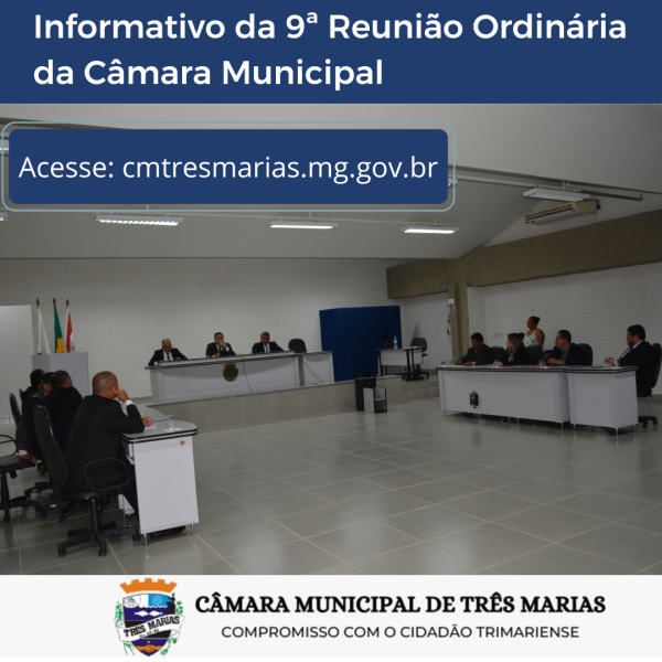 INFORMATIVO DA 09ª REUNIÃO ORDINÁRIA REALIZADA EM 13/03/2023