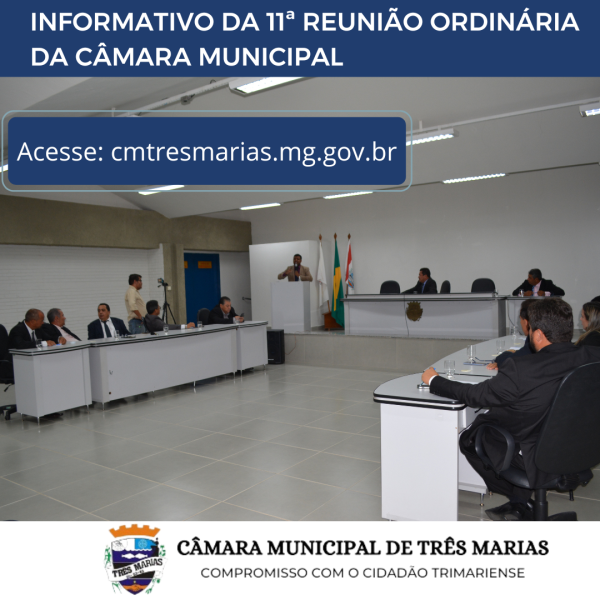 INFORMATIVO DA 11ª REUNIÃO ORDINÁRIA REALIZADA EM 27/03/2023