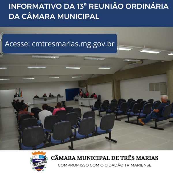 INFORMATIVO DA 13ª REUNIÃO ORDINÁRIA REALIZADA EM 10/04/2023