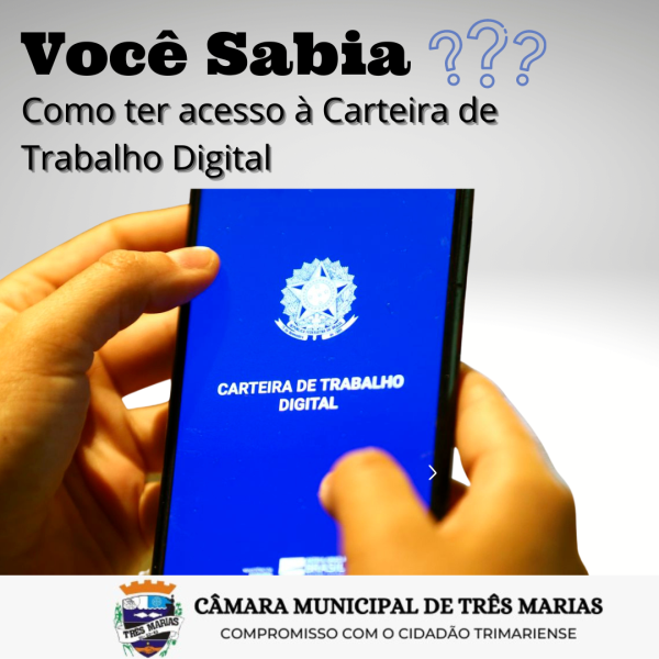 VOCÊ SABIA? Como ter acesso à Carteira de Trabalho Digital