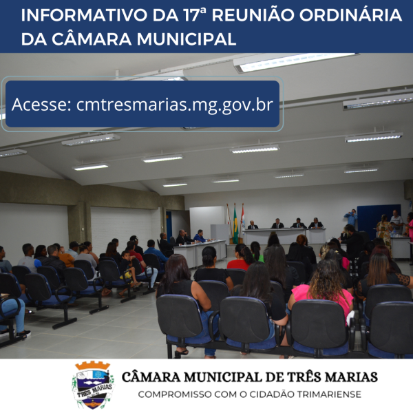 INFORMATIVO DA 17ª REUNIÃO ORDINÁRIA REALIZADA EM 08/05/2023