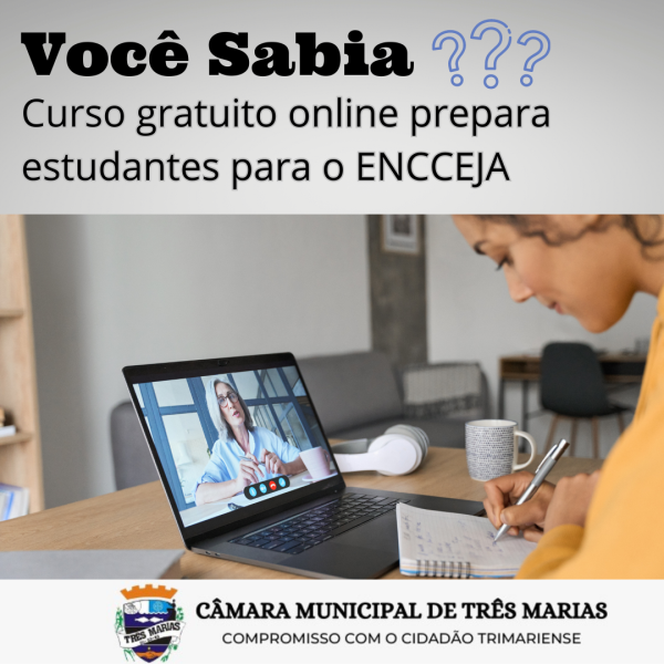 VOCÊ SABIA? Curso gratuito prepara estudantes de todo o país para o ENCCEJA