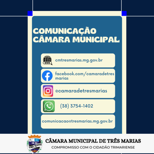 COMUNICAÇÃO CÂMARA MUNICIPAL