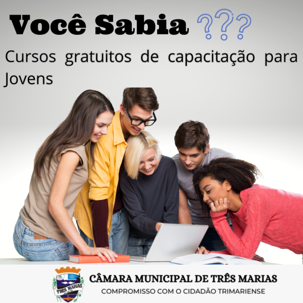 VOCÊ SABIA? Cursos gratuitos de capacitação para jovens