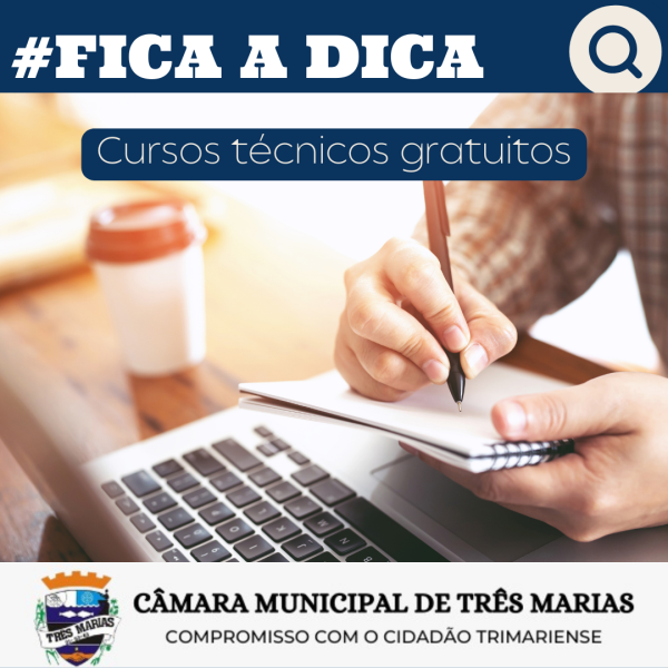 #FICA A DICA: Cursos técnicos gratuitos 