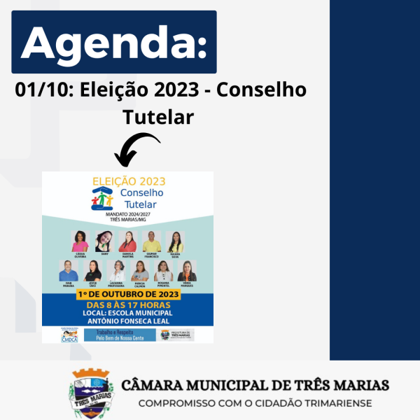 AGENDA: Eleição 2023 (CONSELHO TUTELAR)