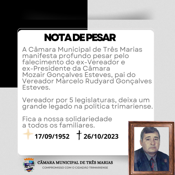 NOTA DE PESAR