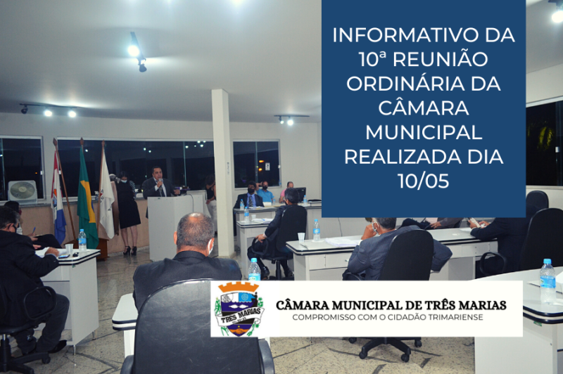 Informativo da 10ª Reunião Ordinária realizada no dia 10/05