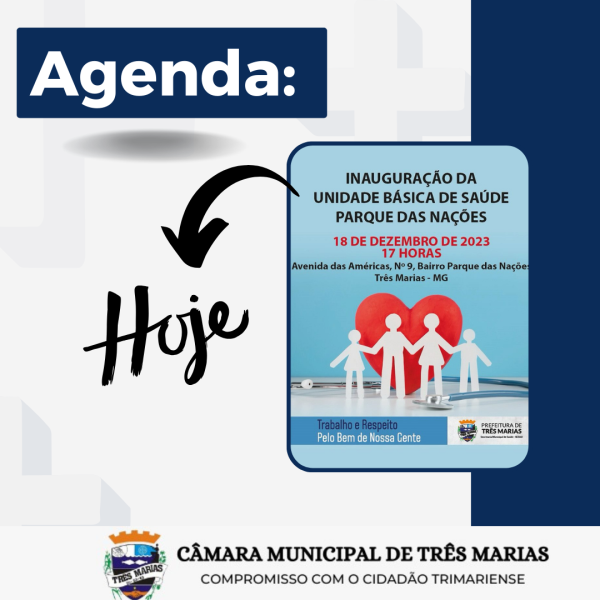 AGENDA: Inauguração - Unidade Básica de Saúde (UBS)