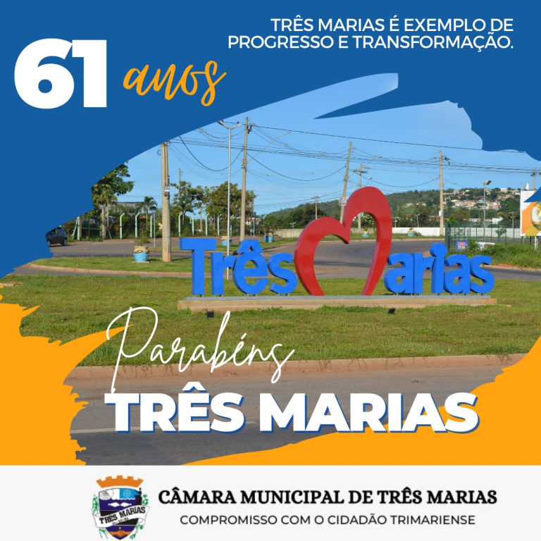 PARABÉNS TRÊS MARIAS