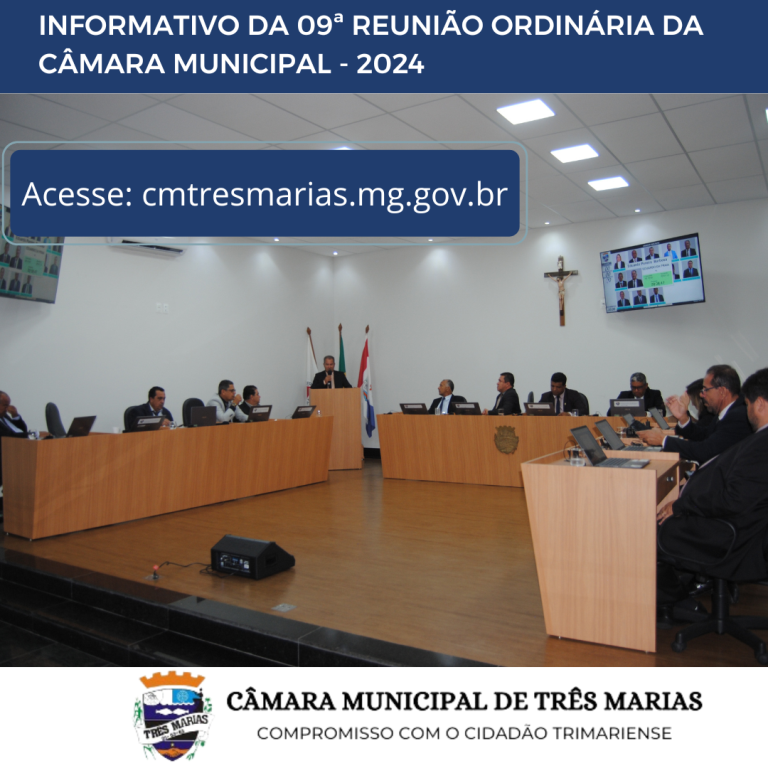 INFORMATIVO DA 09ª REUNIÃO ORDINÁRIA REALIZADA EM 11/03/2024