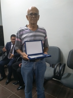 Câmara concede Título de Cidadão Voluntário de Três Marias ao Sr.: Lourival Alves Moraes