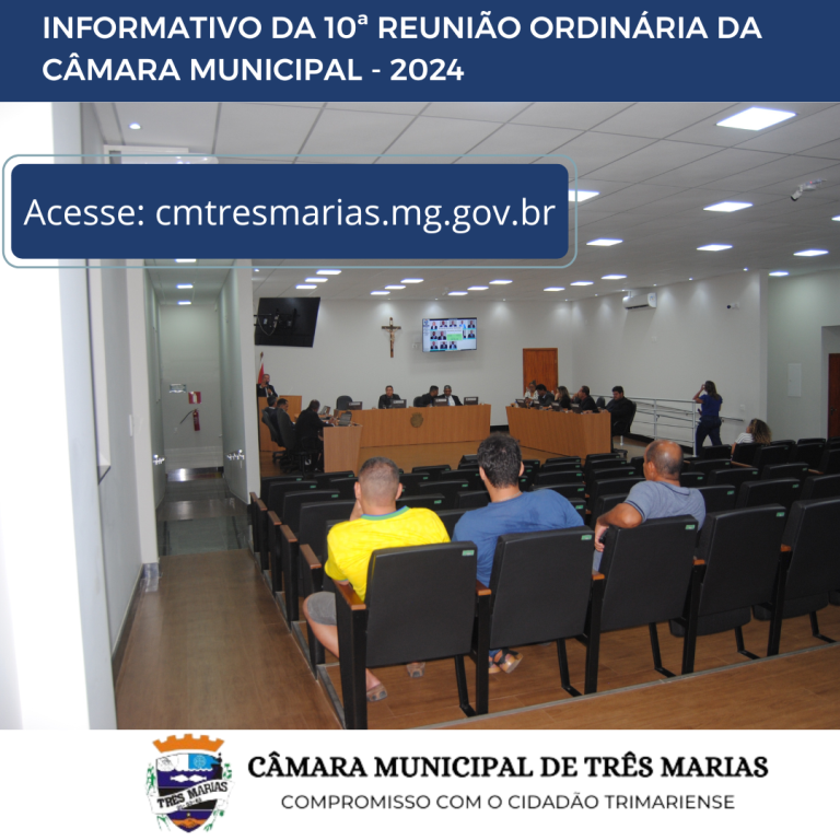 INFORMATIVO DA 10ª REUNIÃO ORDINÁRIA REALIZADA EM 18/03/2024