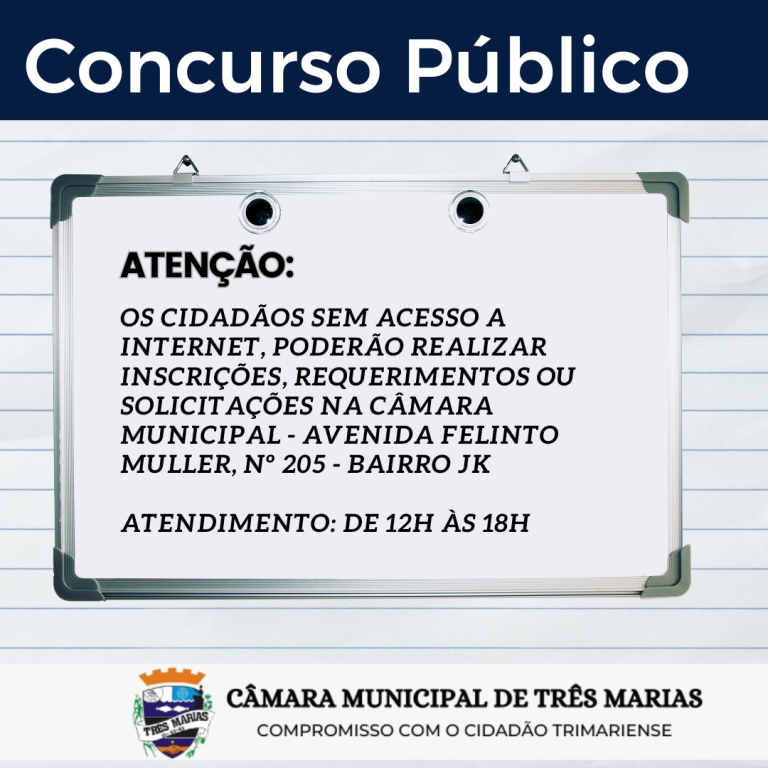 CONCURSO PÚBLICO - CÂMARA MUNICIPAL