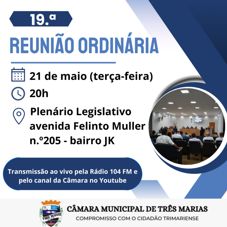 19ª REUNIÃO ORDINÁRIA
