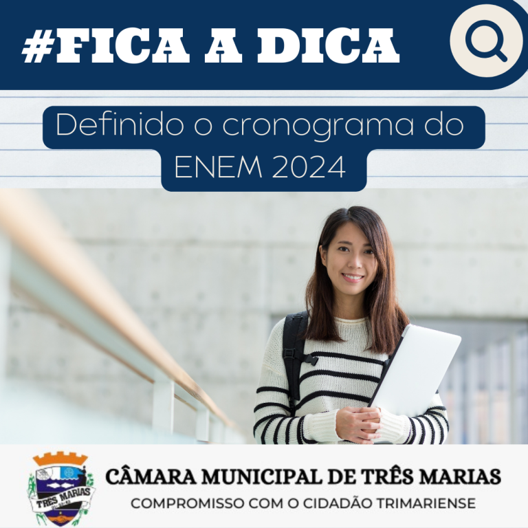 #FICA A DICA: Definido cronograma do ENEM 2024
