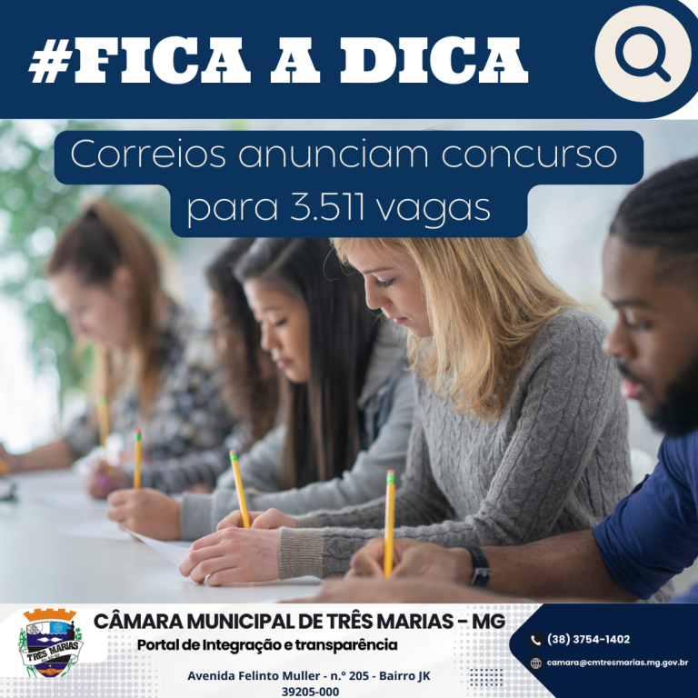#FICA A DICA: Correios anunciam concurso para 3.511 vagas