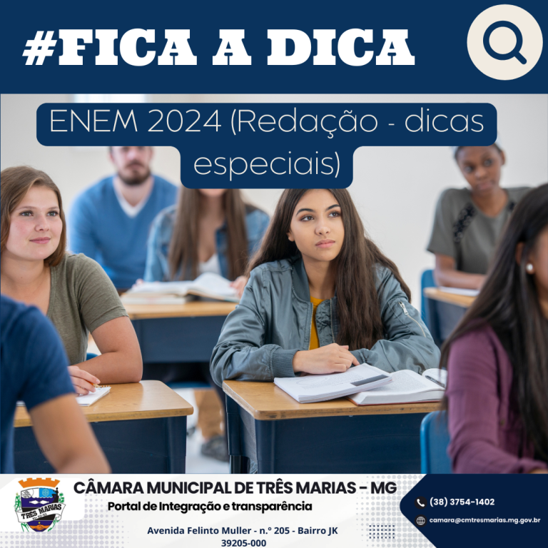 #FICA A DICA: ENEM 2024 (Redação-dicas especiais)