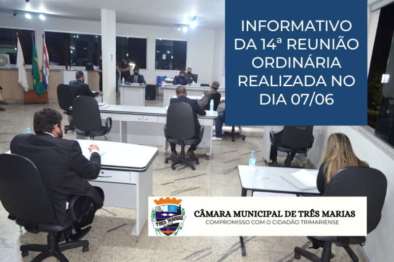 Informativo da 14ª Reunião Ordinária realizada no dia 07/06